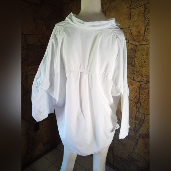 French Connection White Button Down Shirt - Picture 4 of 4